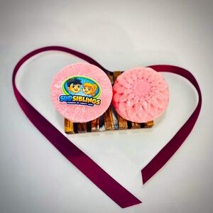 Handmade soap made with rosa essential oil